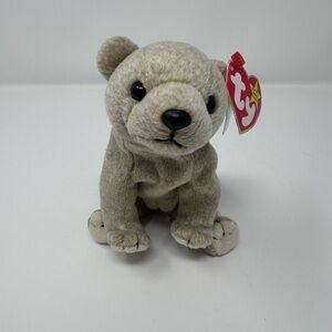 TY Beanie Baby Almond the Bear 1999